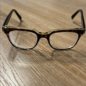 Warby Parker Tortoise & Clear Tortoiseshell Glasses Frames